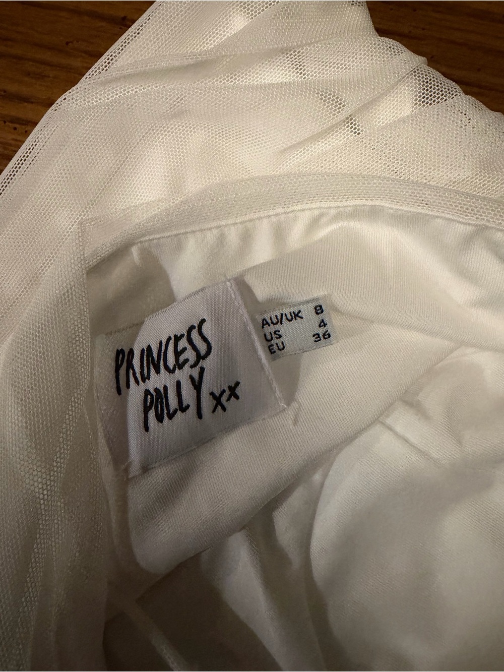 White Ruched Bustier Crop Top with Tie Straps - Picture 3 of 3